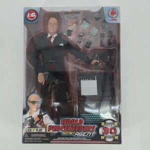 World Peacekeepers Secret Agent 1:6 12in Blonde Suit Figure Click N Play 30695